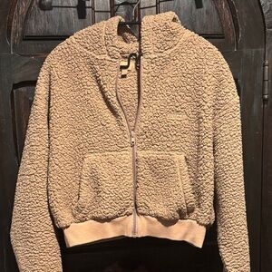 Skims Cozy Tan Sherpa Jacket